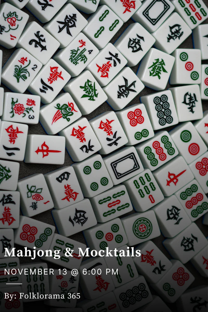Mahjong & Mocktails Workshop - November 13