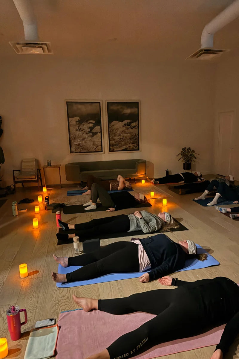 Candlelight Vino Vinyasa Restorative Yoga - Friday Nights
