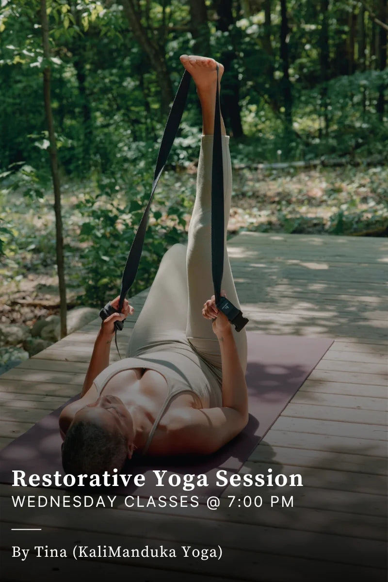 Restorative Yoga Session - Wednesday Classes