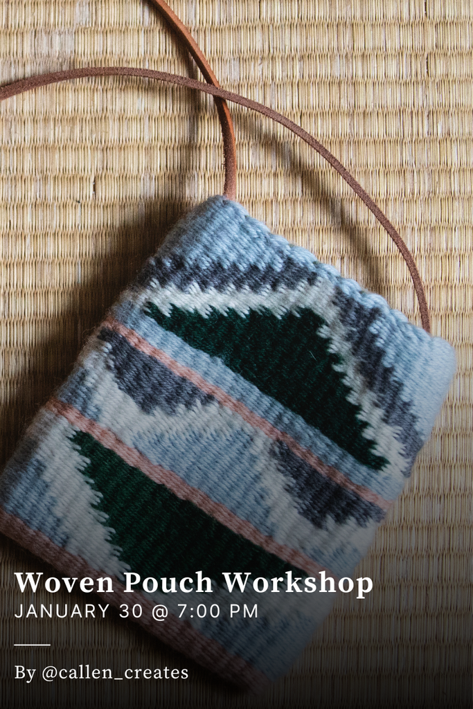 Woven pouch sale