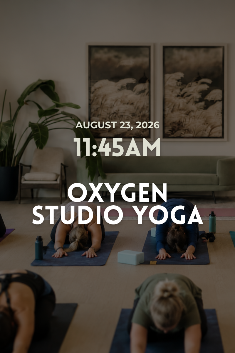 Oxygen Studio Yoga Class